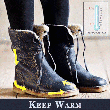 🔥50% sleva dnes - Nenechte si ujít tyto ergonomicky tvarované ortopedické boty - zimní fleecová podšívka + ručně šité👞