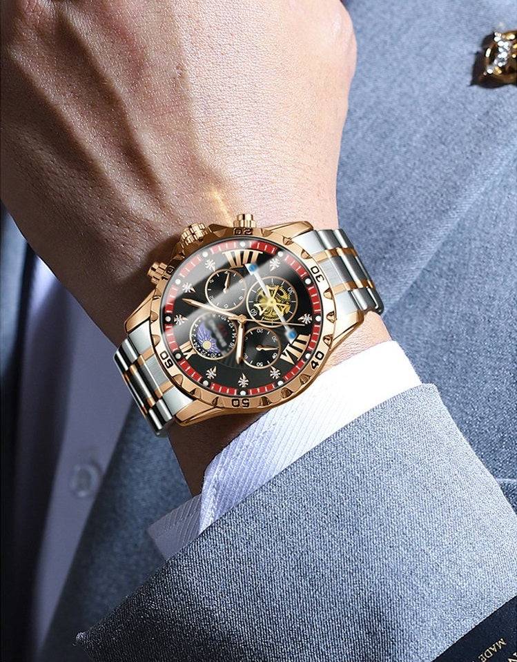 ⌚Zbrusu nové švýcarské vodotěsné automatické mechanické hodinky⌚