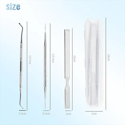 Sada na manikúru a pedikúru z nerezové oceli