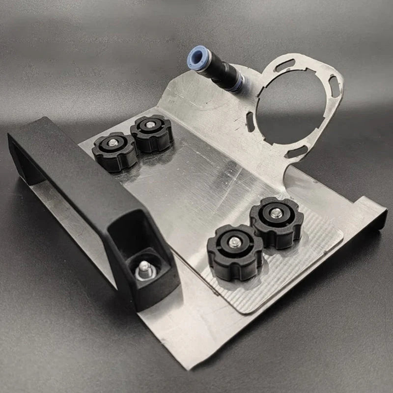 Stojan pro úhlovou brusku – přesné řezání dlaždic pod úhlem 45° bez námahy!