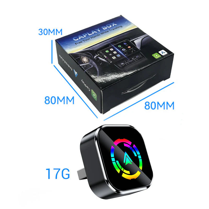 2 v 1 bezdrátový adaptér pro zařízení iPhone a Android Auto