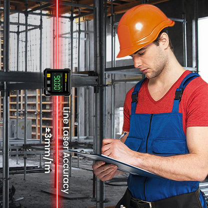 Čtyřstranný magnetický digitální úhloměr s laserem