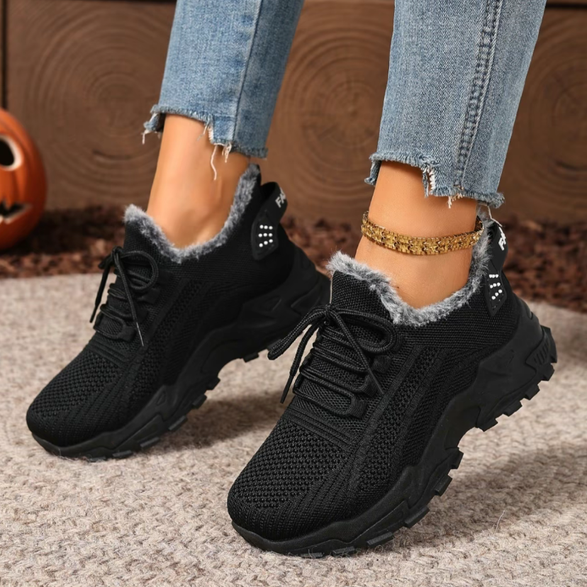 🔥Last Day Promotion 50% OFF - Women's plush cotton sneakers