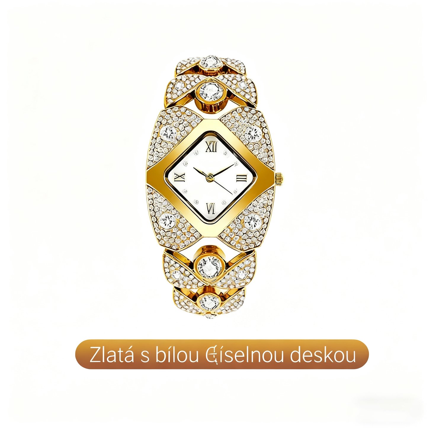 💎Dámské retro quartzové hodinky se třpytivými kamínky⌚⌚⌚