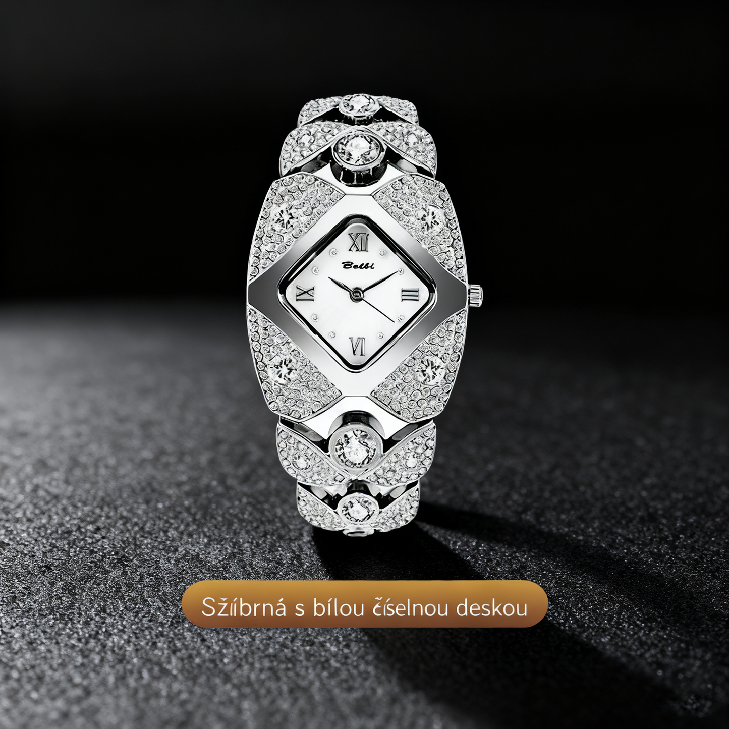 💎Dámské retro quartzové hodinky se třpytivými kamínky⌚⌚⌚