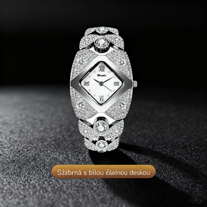 💎Dámské retro quartzové hodinky se třpytivými kamínky⌚⌚⌚