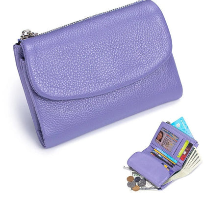 Všestranná kožená peněženka – lehká a s mnoha přihrádkami💸