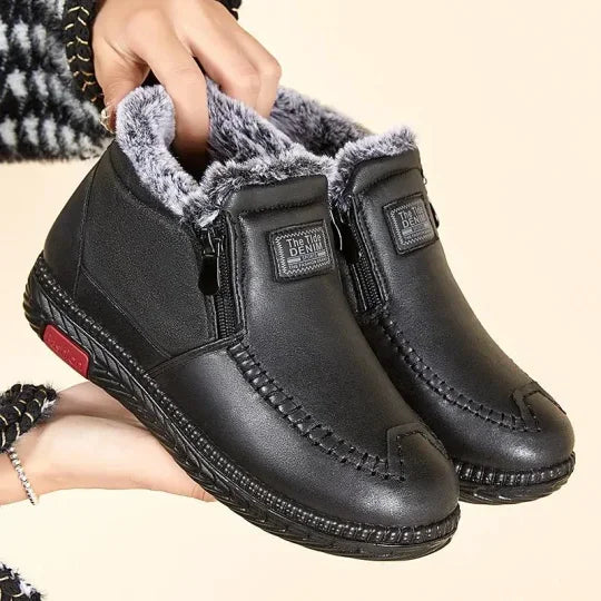 ❄️ 👢Dámské kotníkové boty z pravé kůže, protiskluzové