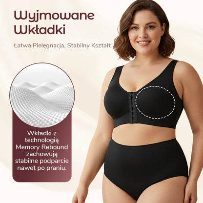 Dámská podprsenka bez kostic s předním zapínáním👙