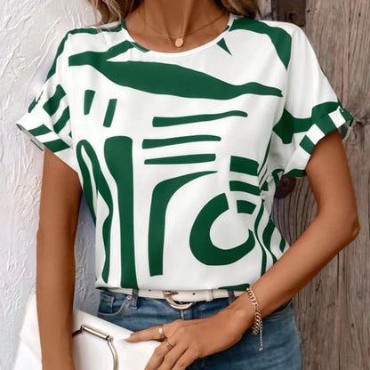 👕Dámské ležérní tričko s krátkým rukávem