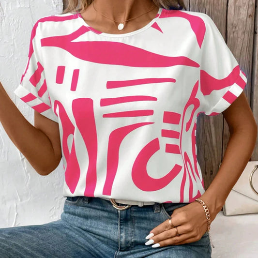 👕Dámské ležérní tričko s krátkým rukávem