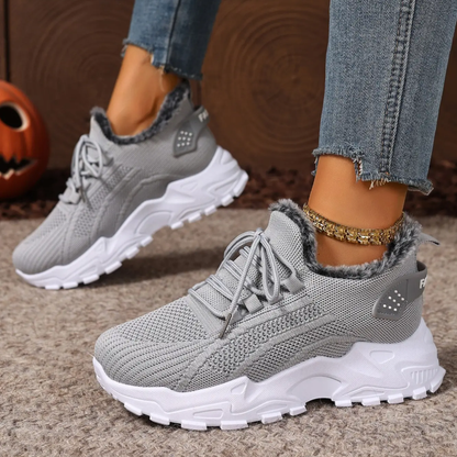 🔥Last Day Promotion 50% OFF - Women's plush cotton sneakers