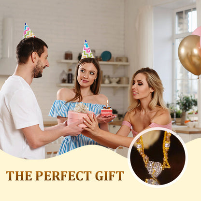 Magnetický náhrdelník s párem rozdělených srdíček