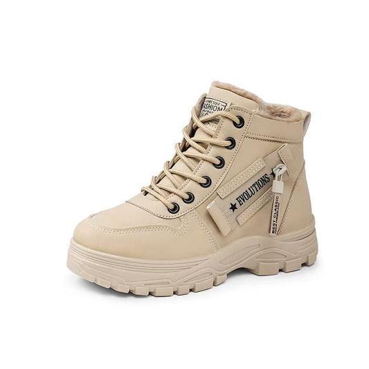 Nový podzimní/zimní styl, měkká podrážka, módní, teplé, nepromokavé a protiskluzové boty Marti