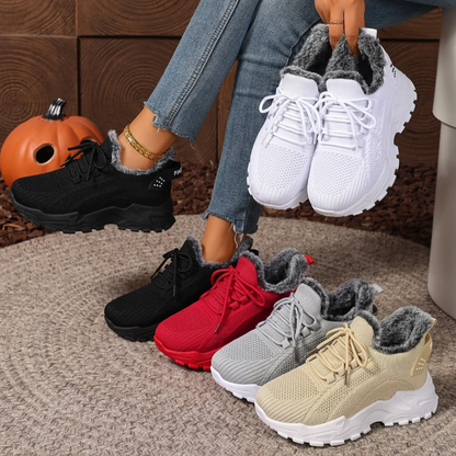 🔥Last Day Promotion 50% OFF - Women's plush cotton sneakers