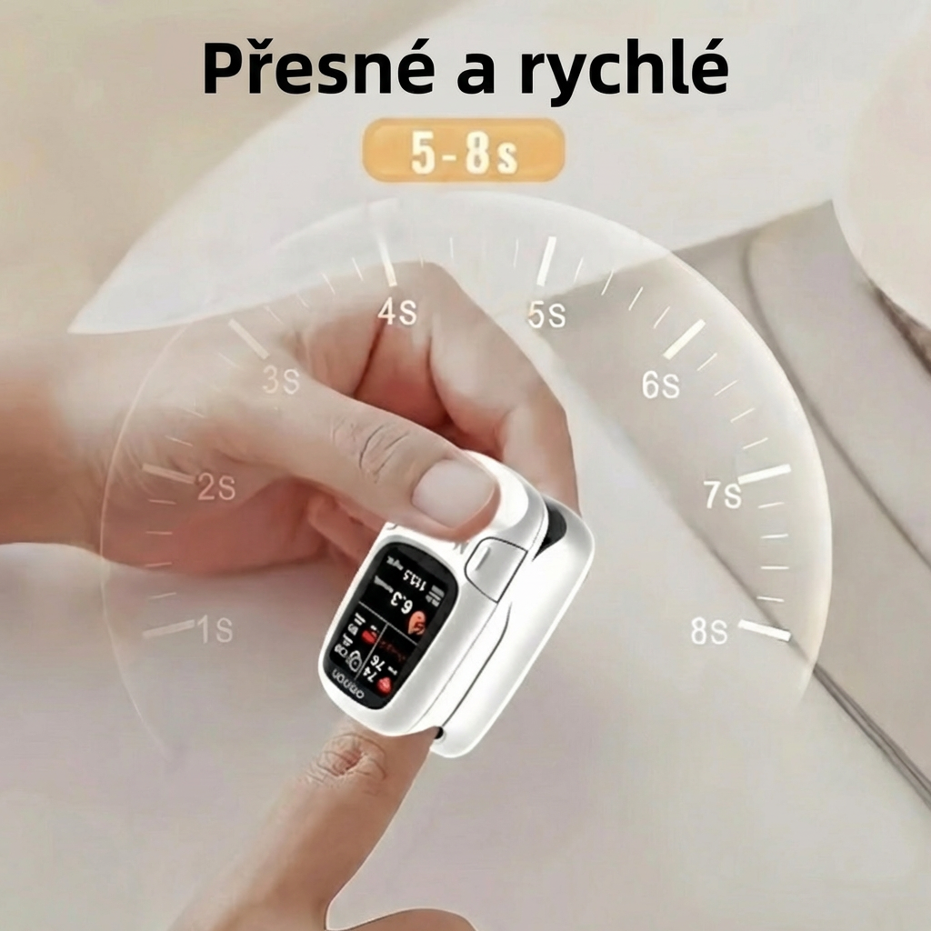 🔥🔥Jednoduché a pohodlné, inteligentně měří hladinu kyslíku v krvi kdykoli a kdekoli❤️❤️