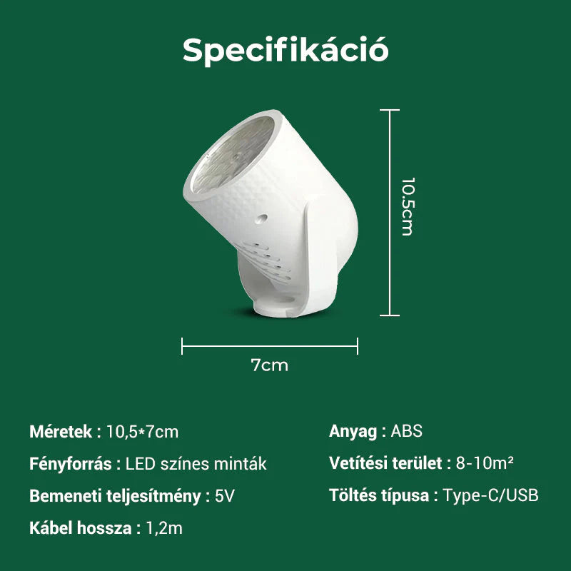 Vícevzorový USB projektor