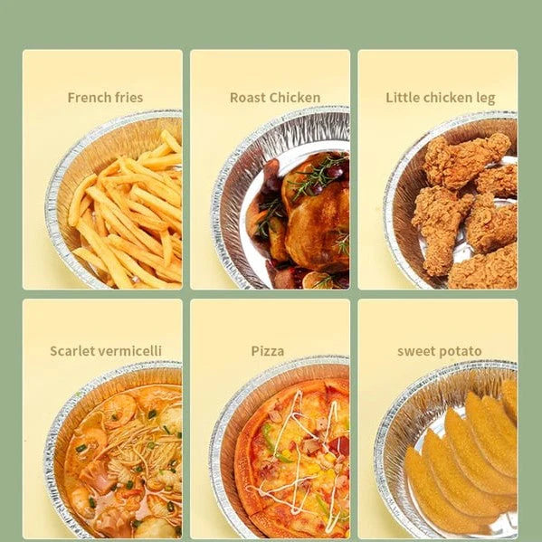 🍀Hliníková krabička odolná vůči oleji (grilování, pečení, vaření v páře)