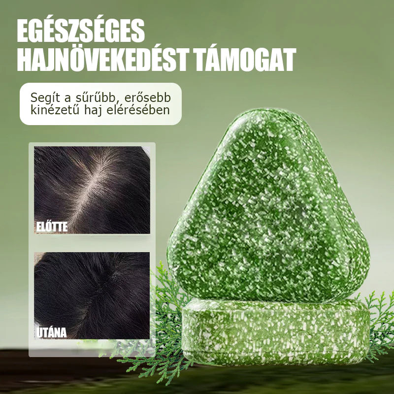 Přírodní tuhý šampon pro posílení vlasů