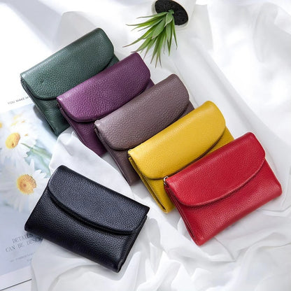 Všestranná kožená peněženka – lehká a s mnoha přihrádkami💸