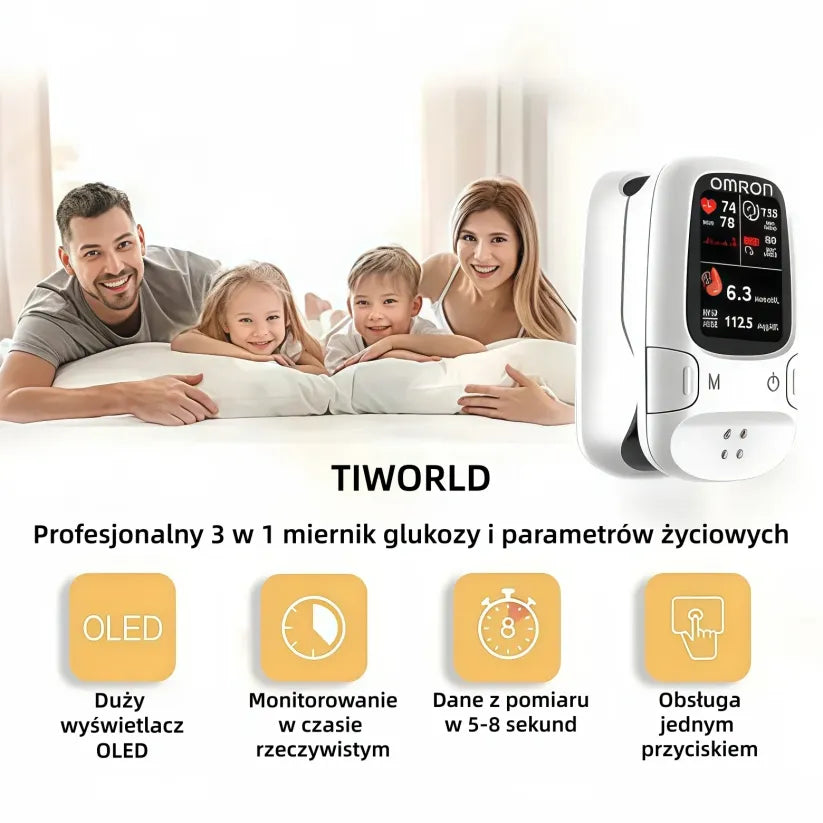 🔥🔥Jednoduché a pohodlné, inteligentně měří hladinu kyslíku v krvi kdykoli a kdekoli❤️❤️