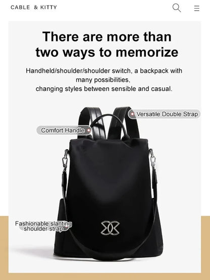 Velkokapacitní batoh s ochranou proti krádeži