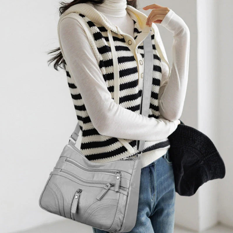 Moderiktig och mångsidig crossbody-väska för kvinnor