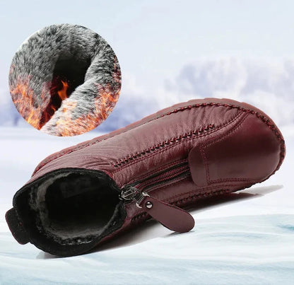 🔥🔥🔥Dámské protiskluzové kotníkové kozačky z přírodní kůže