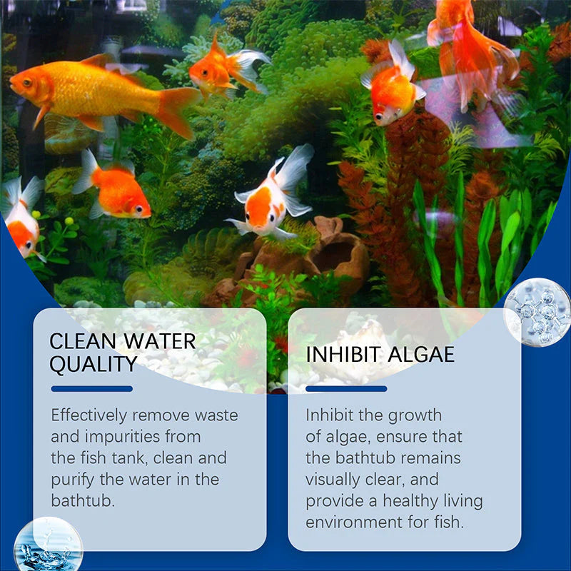 💦Akvarijní voda Výkonný čistič 🐟🐟🐟