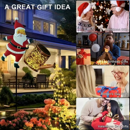 🎄Vánoční speciální nabídka 49% 🎅 Solární lampa do čajníku ve tvaru Santa Clause