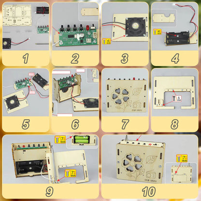 🔥 🔥Vzdělávací hračky pro děti - mini rádio
