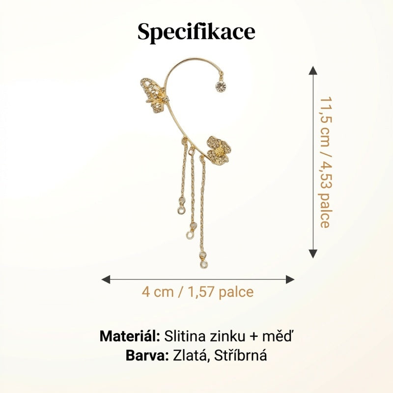 ✨NÁUŠNICE S FRINGED STYLEM A ZIRKONEM | PERFEKTNÍ DÁREK🎁