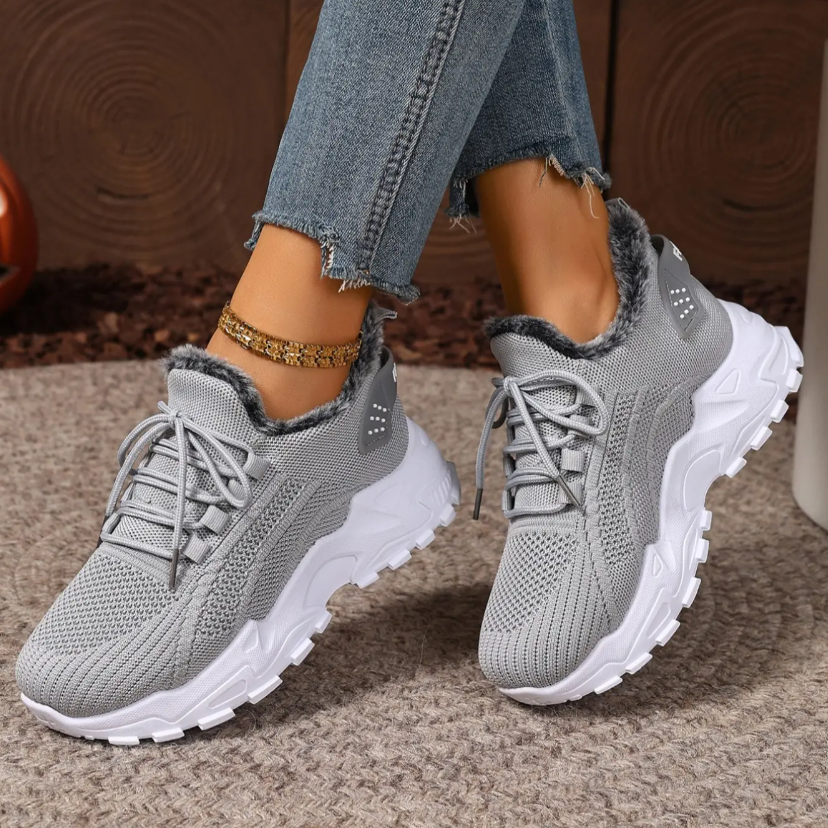 🔥Last Day Promotion 50% OFF - Women's plush cotton sneakers