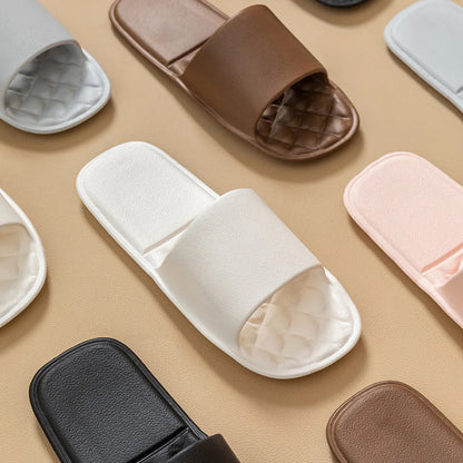 Skládací, protiskluzové jednorázové sprchové pantofle