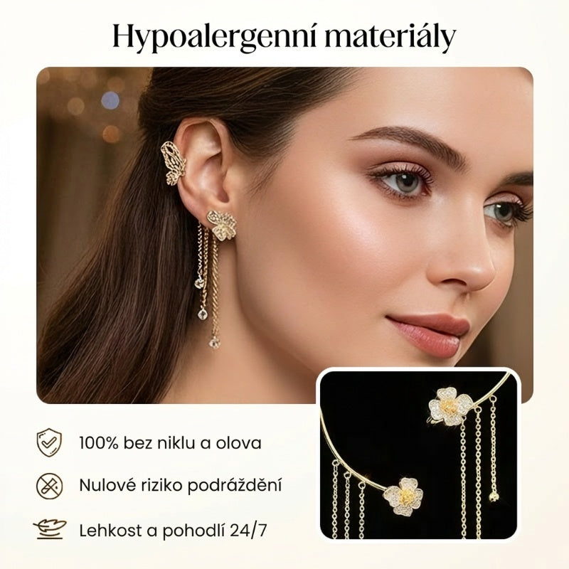 ✨NÁUŠNICE S FRINGED STYLEM A ZIRKONEM | PERFEKTNÍ DÁREK🎁