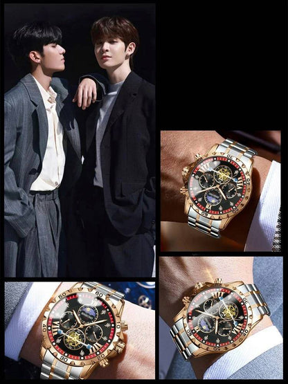 ⌚Zbrusu nové švýcarské vodotěsné automatické mechanické hodinky⌚