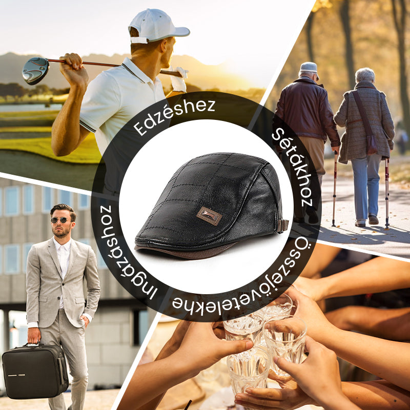 🎩Nový módní kožený baret