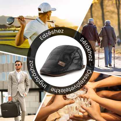 🎩Nový módní kožený baret