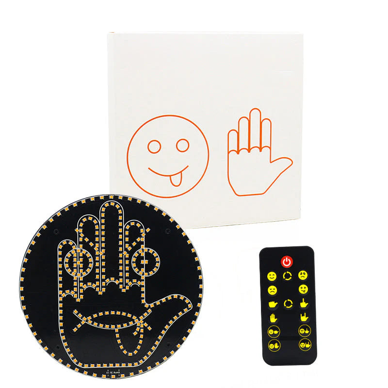 LED světlo pro výraz a gesta na zadní okno auta 😎