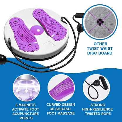 Magnetické posilovací zařízení na kroucení pasu