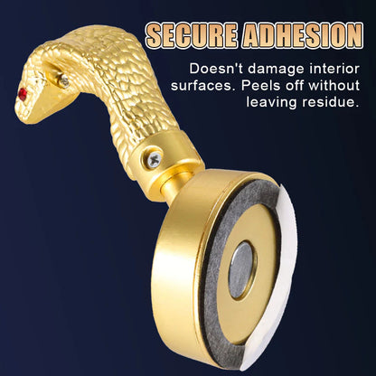 Páka startování auta ve tvaru hada s jedním tlačítkem