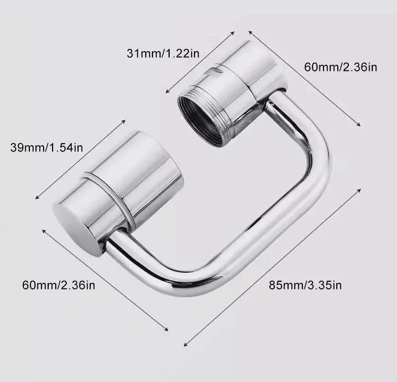Otočný kohoutek o 360°