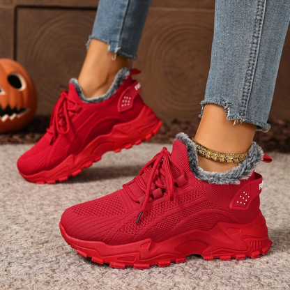 🔥Last Day Promotion 50% OFF - Women's plush cotton sneakers