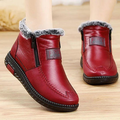 ❄️ 👢Dámské kotníkové boty z pravé kůže, protiskluzové
