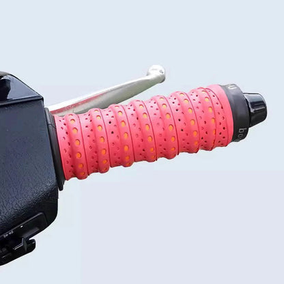 Protiskluzová měkká silikonová páska na řídítka motocyklu