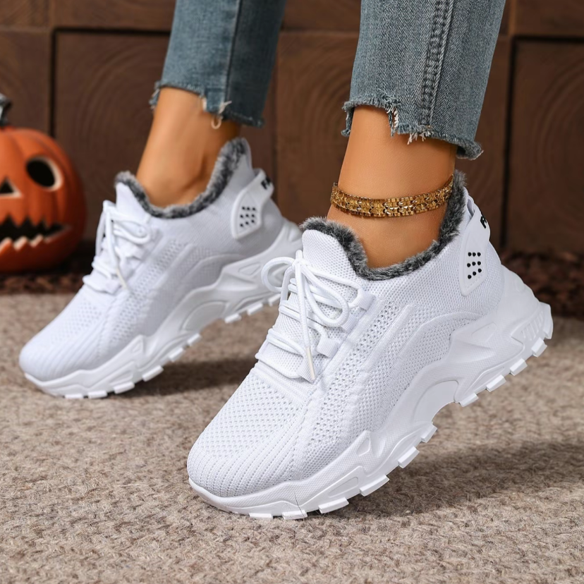 🔥Last Day Promotion 50% OFF - Women's plush cotton sneakers