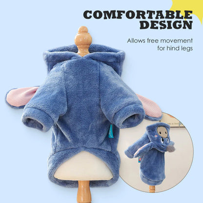 Urocza bluza z kapturem z motywem zwierzęcym