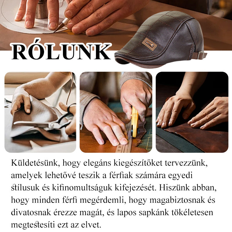 🎩Nový módní kožený baret