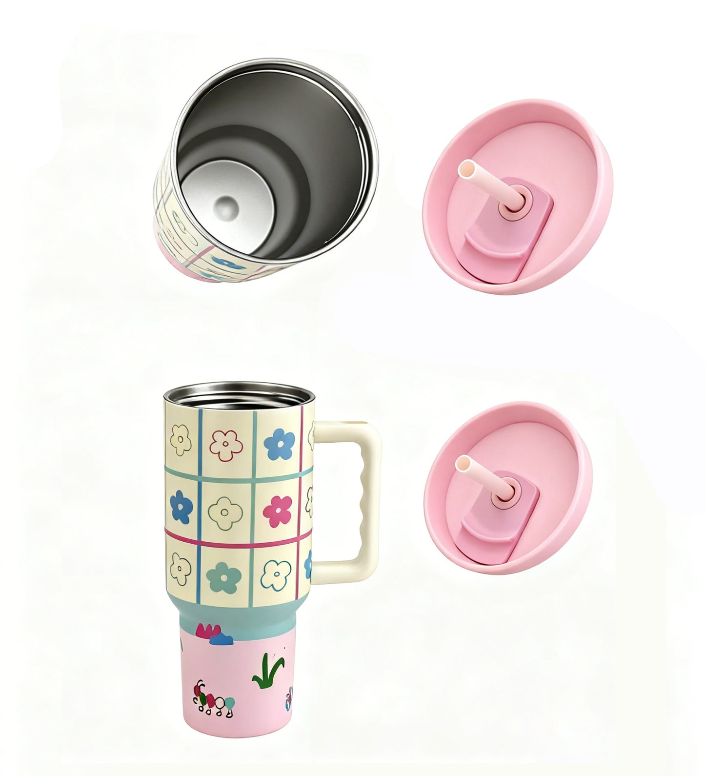 🔥 🔥 Velkoobjemová, super velká izolovaná láhev na vodu. Vyrobeno z nerezové oceli 304🎁