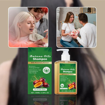 Šampon Battana s rozmarýnem chrání vlasy a zanechává je mladistvé.